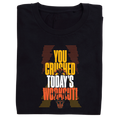 CRUSHED TODAY’S WORKOUT Motivational T-Shirt Back Print