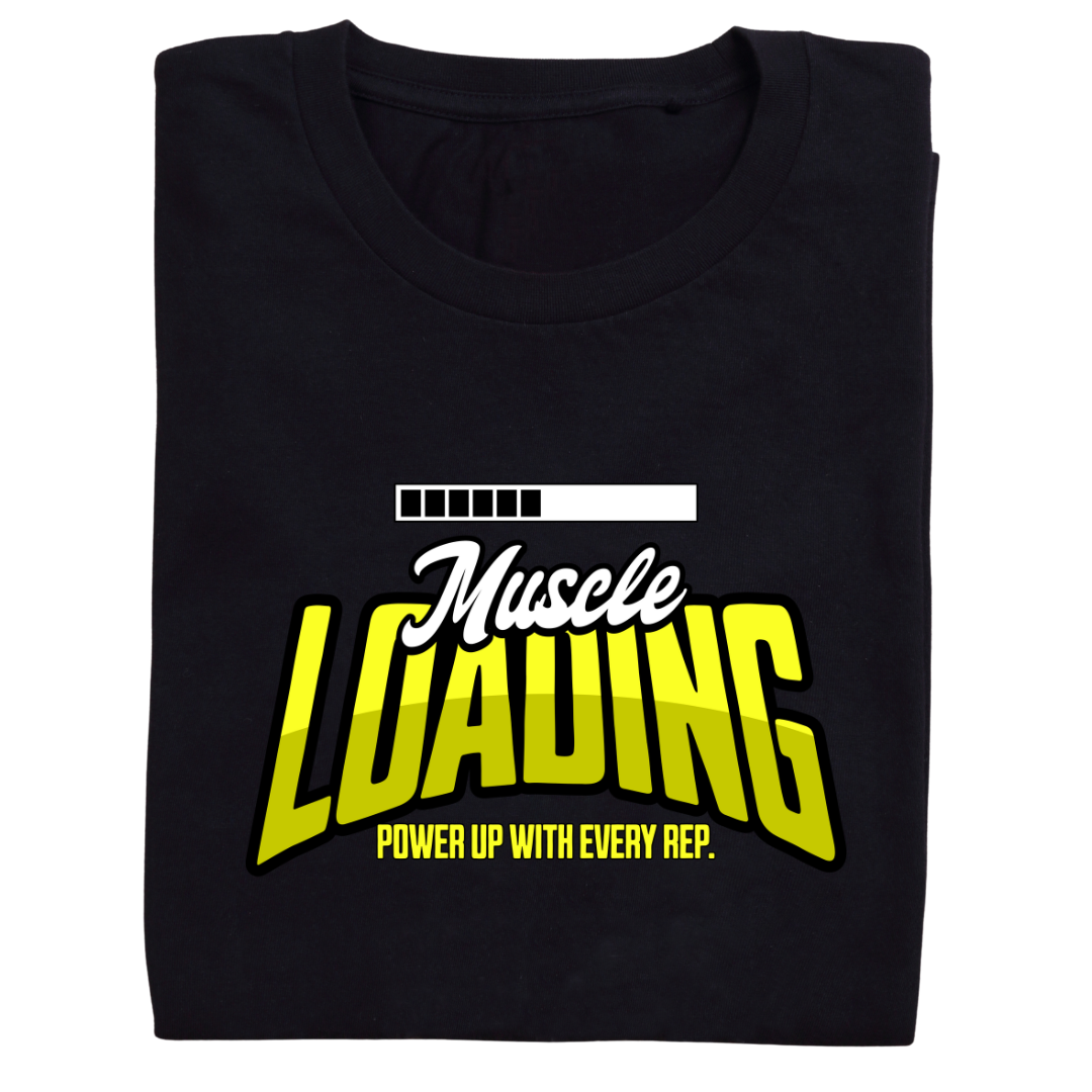 MUSCLE LOADING graphic t-shirt for men