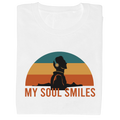 MY SOUL SMILES relaxed fit graphic t-shirt