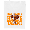 HARDWORK BEATS TALENT workout gym t-shirt